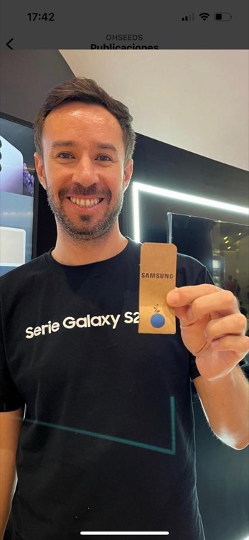 Regalo plantable para evento Samsung