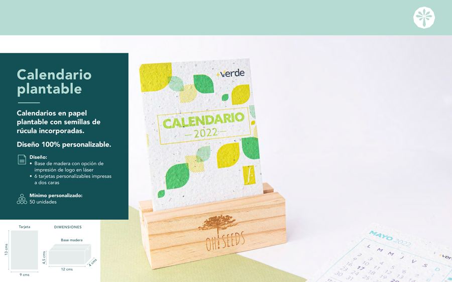Calendario Plantable